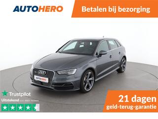 Audi A3 SPORTBACK 1.4 e-tron PHEV S line Sportpakket 204PK | FB22142 | Navi | Panoramadak | LED | Cruise | Climate | Keyless | Parkeersensoren | Bluetooth | Lichtmetalen Velgen |