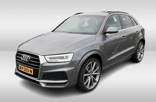 Audi Q3 1.4 TFSI CoD Pro Line + 3x S-line / Trekhaak / Panoramadak / Camera / Leder / Keyless / 20'' / Stoelverwarming / DAB