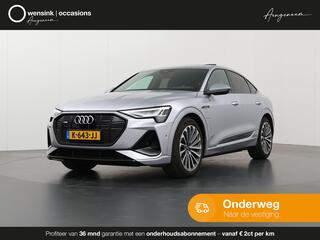 Audi e-tron Sportback 50 quattro S edition 71 kWh | S Line | Panoramadak | Virtual Cockpit | Stoelverwarming | Adaptieve Cruise control | Privacy glas | LED koplampen |