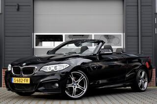 BMW 2-SERIE Cabrio 220d Aut. 190pk High Executive M Sport | Harman/Kardon | Elek. verst. Stoelen met Geheugen | 19 inch Velgen | Stoelverwarming | Groot Navi Prof. |