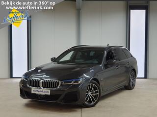 BMW 5-SERIE Touring 530e 292pk M Sport High Executive | Panodak | Laserlicht | Leer | Stoelkoeling | Head-Up | Wegklapbare Trekhaak | Enz