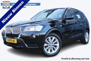 BMW X3 xDrive20i Upgrade Edition | Navi | Clima | Stoelverwarming | Parkeersensoren V+A | Cruise | Lederen bekleding | Angle eyes | Inklapbare trekhaak | 18 Inch LMV | Getinte ramen | Origineel NL auto | NAP |