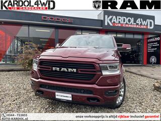 Dodge RAM PICKUP 1500 5.7 V8 4x4 Crew Cab Laramie Sport | incl Trekhaak 13-polig | LPG | 12inch| || Nieuwe Auto | Geheel rijklaarprijs | DIRECT RIJDEN |