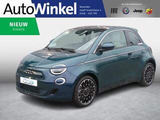 Fiat 500 Icon 42 kWh | Op voorraad | Winter Pack | 17" |  Style Pack | Pano dak vast
