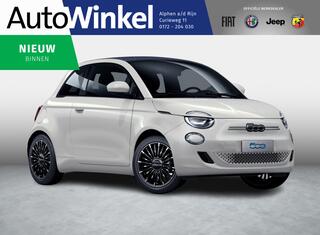 Fiat 500 e Icon 42 kWh | Cabrio | Pack Winter | Draadloos laden | Pack Comfort | 17"