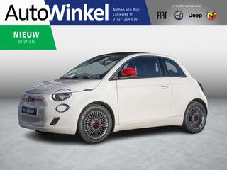 Fiat 500 e RED 42 kWh | OP VOORRAAD | Cabrio | CarPlay | PDC