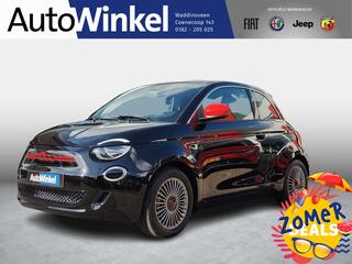 Fiat 500 e RED 42 kWh | Clima | Navi | 16" | Navi | Apple Carplay | Winter Pack | ¤ 2.000,- Subsidie Overheid 2023