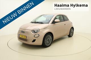 Fiat 500 e 3+1 42 kWh | NIEUW | Oro Rosa | 3 deurs | Pack Style | Pack Comfort | Achteruitrijcamera | Apple Carplay | Android Auto