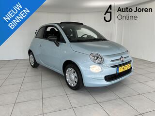 Fiat 500C 1.0 Hybrid Cabriolet, airco, cruisecontrol, Apple CarPlay, Android Auto