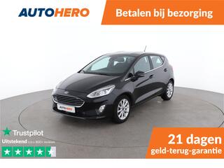 Ford FIESTA 1.0 EcoBoost Titanium 100PK | CD47332 | Navi | Apple/Android | Parkeerassistent | Adaptive Cruise | B&O | Climate | Lichtmetaal |