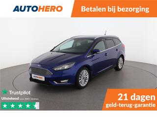 Ford FOCUS Wagon 1.5 Titanium 150PK | FU72587 | Navi | Climate | Cruise | Apple/Android | Parkeerassistent | Trekhaak | Lichtmetaal |