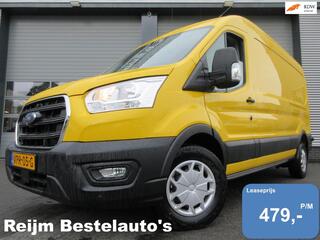 Ford TRANSIT 350 2.0 TDCI 130pk L3H2 Met Airco, 3-Zits, Cruisecontrol, PDC voor+achter.