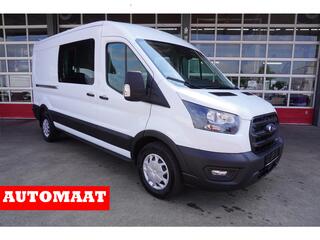 Ford TRANSIT 350L 2.0 TDCI 130PK L3H2 Dubbelcabine Trend Automaat NW TYPE Airco/Cruise/ 12" Navi/ Camera (nr.V074)