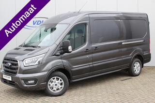 Ford TRANSIT 350 2.0-170pk TDCI L3H2 Limited AUTOMAAT ! Zeer luxe Ford Transit automaat !  Metallic, rondom camera, pdc v+a, adaptive cruise cntrl, xenon verlichting, 3-zits, dodehoek assistent, telefoonvoorb., navigatie, LM wielen etc, etc.