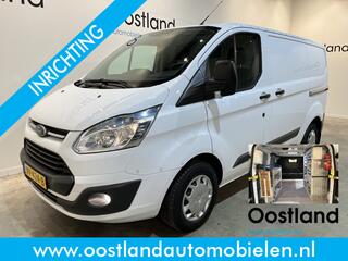 Ford TRANSIT CUSTOM 270 2.2 TDCI L1H1 Trend Servicebus / Sortimo inrichting / Schuifdeur L + R / Airco / Cruise Control / PDC
