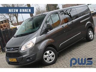 Ford TRANSIT CUSTOM 290 2.0 TDCI L2H1 Limited Dub cab. / navi / cruise / trekhaak / leer / 2 x schuifdeur / etc