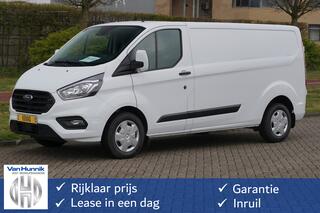 Ford TRANSIT CUSTOM 300L 130 PK Trend Airco, Cruise, Camera, Apple CP / Android Auto Trekhaak!! NR. 716