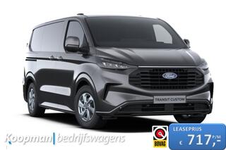 Ford TRANSIT CUSTOM 280 2.0TDCI 136pk Dubbel Cabine L1H1 Limited | Adapt. cruise | Sync 4 13" | Keyless | Camera | Driver assist pack | Lease 717,- p/m