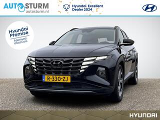 Hyundai TUCSON 1.6 T-GDI MHEV Premium | Vol-Leder | Digitaal Instrumentenpaneel | Adapt. Cruise Control | Apple Carplay/Android Auto | Stoelverwarming | Dodehoek Detectie | 360° Camera | Rijklaarprijs!
