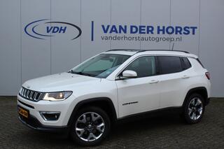 Jeep COMPASS 1.4 MultiAir Limited Lederen bekleding + Stoel en Stuur verwarming - Elektrisch Shuifdak 18 Inch l.m. velgen met all-season banden - Parkeersensoren v+a