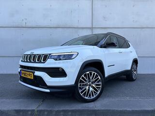 Jeep COMPASS 4xe 240 Plug-in Hybrid Electric Limited Automaat | Trekhaak | 19" Velgen | Apple CarPlay/Android Auto | Camera | H-Leder | Navi | Key-Less | Clima  | Cruise | LED |