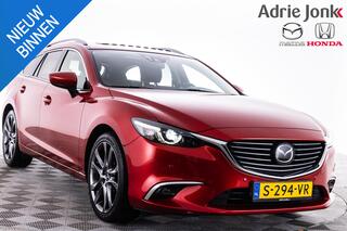 Mazda 6 Sportbreak 2.5 SkyActiv-G 192 GT-M AUTOMAAT | LEDER | SCHUIF-/ KANTELDAK | NAVI | BOSE | Leder | 19 Inch | Adap. cruise | Head Up |