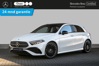 Mercedes-Benz A-KLASSE 180 AMG Line | Premium | Nightpakket | Panoramadak | 19 inch| Stoelverwarming | Sfeerverlichting | Soundsystem |