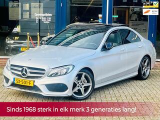 Mercedes-Benz C-KLASSE 180 CDI Sport Edition AMG! NL AUTO 1e eigenaar NAP! Panorama l Navi l Camera l Leer l F1 l NIEUWSTAAT