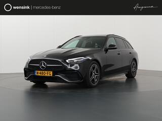 Mercedes-Benz C-KLASSE Estate 200 Launch Edition AMG Night | Panoramadak | Memory op voorstoelen | Burmester | Dodehoekdetectie | Trekhaak | Digital Light | Augmented reality