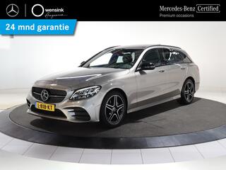 Mercedes-Benz C-KLASSE Estate 180 Business Solution AMG | Panoramadak | Nightpakket | achteruitrijcamera | alarm | stoelverwarming | digitaal display |