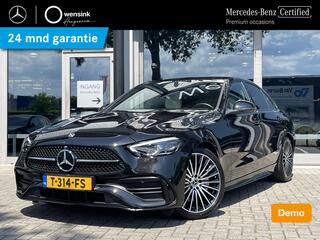 Mercedes-Benz C-KLASSE 180 AMG Line Nightpakket | Leder Nevagrijs | Adaptieve cruise control | Apple-/Android Carplay | Rondomzichtcamera | BTW auto