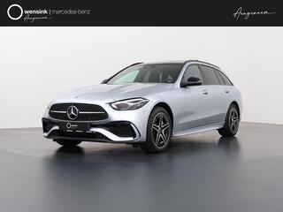 Mercedes-Benz C-KLASSE Estate 300 e | AMG Line | Advanced Plus Pakket | Nightpakket | Elektrische stoelen met memory | Panorama-schuifdak | Trekhaak |