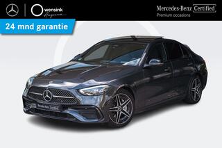 Mercedes-Benz C-KLASSE 180 AMG Line | Panorama-schuifdak | Achteruitrijcamera | Stoelverwarming | Cruise control | Sfeerverlichting | nightpakket