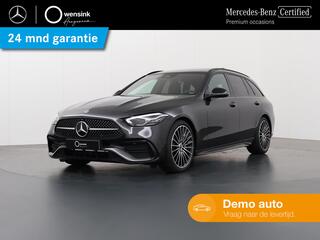 Mercedes-Benz C-KLASSE Estate 180 AMG Line | Panoramadak | Nightpakket incl. 19'' | Dodehoekassistent | Stoelverwarming | Sfeerverlichting