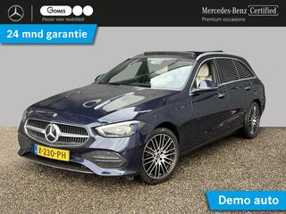 Mercedes-Benz C-KLASSE Estate 200 Luxury Line | Premium | Panoramadak | Memorystoelen Verwarmd | 360° Camera | Sfeerverlichting | Trekhaak