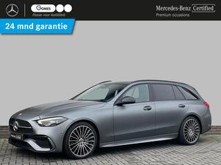 Mercedes-Benz C-KLASSE Estate 200 AMG Line Panoramadak | 19 Inch | Nightpakket | Magnolak |