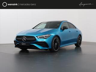 Mercedes-Benz CLA-KLASSE Coupé 180 AMG Line | Panoramadak | 19" AMG velgen| Nightpakket | Keyless GO | Stoelverwarming | Sfeerverlichting