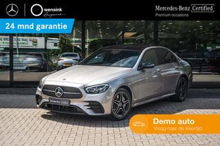 Mercedes-Benz E-KLASSE 300e AMG line Night | BTW auto | Memorypakket | Burmester | Panoramadak | Leder zwart | Rondomzichtcamera | Alarm Klasse 3 | Dodehoekassistent