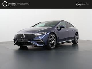 Mercedes-Benz EQS 450+ AMG Line 108kWh | Hyperscreen | Achterasbesturing | Panoramadak | Rijassistentie+ | Burmester | Stoelventilatie/verwarming | 360 camera |