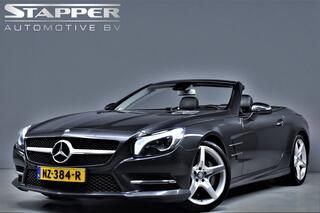 Mercedes-Benz SL-KLASSE 500 V8 435pk Automaat AMG-Line Pano/B&O/Luchtvering/Airscarf/Massage/Ventilatie/Keyless/Xenon/Led/Leer/Camera