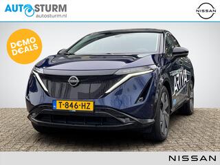 Nissan Ariya Evolve 91 kWh | Panoramadak | Nappa Leder | 20'' Aerocover Velgen | Head-Up Display | BOSE Audio | Geheugenstoelen | Rijklaarprijs!