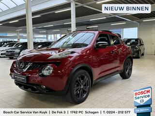 Nissan JUKE 1.6 DIG-T Tekna NL AUTO / CRUISE CONTROL / KANTEL-SCHUIFDAK / STOELVERWARMING / DODE-HOEK DETECTIE / 360 CAMERA / NAV / AFNEEMBARE TREKHAAK / DAB / BLUETOOTH / VOL-LEDER