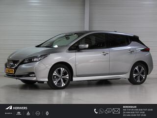 Nissan LEAF e+ N-Connecta 62 kWh / AUTOMAAT / *** ¤2.000,- subsidie mogelijk *** / Achterbank + voorstoelen verwarmd / Automatische airco / Apple car Play & Android Auto / Cruise control adaptief / DAB / Privacy glass / Hill hold functie / Keyless / LED / Lichtmetale