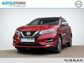 Nissan QASHQAI 1.3 DIG-T Tekna + | Trekhaak | Panoramadak | Nappa Leder | BOSE Audio | Geheugenstoel | Apple Carplay/Android Auto | Navigatie | Adapt. Cruise Control | Dodehoek | Rijklaarprijs!