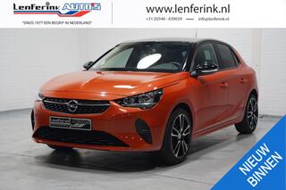 Opel CORSA 1.2 100 pk Black&Orange Edition Airco, Dak Zwart 17" LMV, PDC achter, Cruise control, Stoelverwarming