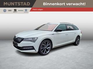 Skoda SUPERB Combi 1.4 TSI iV 218 PK Sportline Business | Navigatie | Alcantara | Elek. Stoelen | Parkeerhulp | Apple CarPlay | Trekhaak |