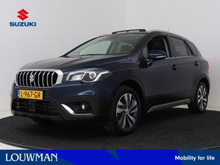 Suzuki S-Cross 1.4 Boosterjet Comfort Smart Hybrid I Navigatie I Climate Control I Cruise Control I Camera I 1e Eigenaar I LOUWMAN Onderhouden I Zwart Lederen Bekleding I Elektrisch Glazen Schuif/Kanteldak I Trekhaak Afneembaar I