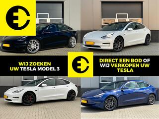Tesla Model 3 | Alle uitvoeringen gezocht | Verkoop uw Tesla