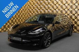 Tesla Model 3 Performance 462pk 4% Bijtelling ¤173,- netto!! *INCL BTW!* FSD Autopilot Full Self Driving Black on Black