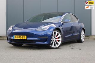 Tesla Model 3 Performance 75 kWh P3D, INCL BTW, AutoPilot, Premium Audio, Panoramadak